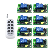 Centro de controle para casa inteligente, interruptor remoto sem fio rf inteligente ac 85v-250v 110v 30a 315/433mhz sku: 5285