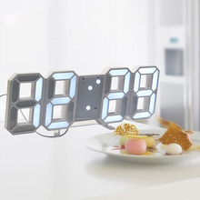Modelos de Explosão mycyk criativo relógio eletrônico levou relógio de parede digital LED alarm clock Multi-função estéreo 3D LEVOU Alarme nova