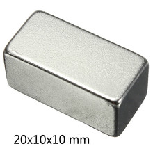 1pcs N52 Strong Block Magnet Rare Earth Neodymium Magnet 20x10x10mm Craft Fridge Magnets 2024 - buy cheap