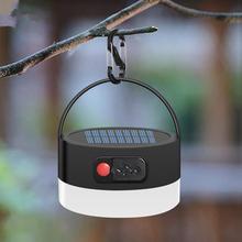 LED Solar Powered Camping Light Mini Lantern Hanging Solar Tent Lamp Outdoor Lighting for Mobile Phone Charging 4 Modes Dimming 2024 - buy cheap