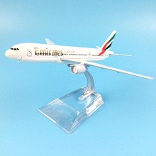 plane model Boeing 777 emirates airline aircraft 777 Metal Solid simulation airplane model for kids toys Christmas gift 2024 - buy cheap