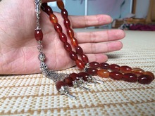 Free shipping Natural Onyx Agate Stone oval Shape 33 Prayer beads Islamic  Tasbih Tespih  Masbaha Misbaha Muslim gift 2024 - buy cheap