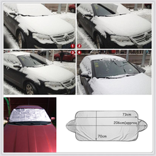 Parasol de hielo y nieve para coche, cubierta de ventana antipolvo para Toyota V Hilux Land Cruiser Avanza Carina cellica Corona, novedad de 2018 2024 - compra barato