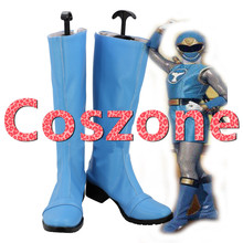 Ninpuu sentai hurricaneger nanami cosplay água ninja furacão azul cosplay sapatos botas halloween cosplay acessórios de traje 2024 - compre barato