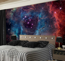 Custom dream murals, the universe stars for KTV bar restaurant bedroom ceiling wall Embossed  wallpaper papel DE parede 2024 - buy cheap