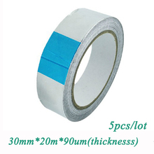 Temporary Exhaust Pipe Ducts Repairs Duct Tape High Temp Resistant  Aluminum Foil Heat Shield Tape   30mm*20m*0.09mm 2024 - buy cheap