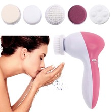 5 in 1 facial massager electric Wash Face Pore Cleaner Body Cleansing Massage Skin Beauty Massager Brush women clean brushes 2024 - buy cheap