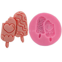 Ice cream lolly Silicone Fondant Soap 3D Cake Mold Cupcake Jelly Candy Chocolate Decoration Baking Tool Moulds FQ2186 2024 - buy cheap
