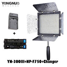 New Yongnuo YN300 III YN-300 lIl 3200k-5500K CRI95 Camera Photo LED Video Light with 4600mAh NP-F750 Battery with Charger 2024 - buy cheap