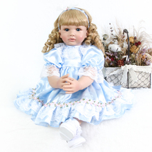 Girl Doll Reborn 60CM Silicone Vinyl Children Play House DIY Toys Bebe Gift Boneca Alive Soft Baby Doll Reborn Toys For Kid BJD 2024 - buy cheap