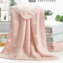 Summer Towel Quilt Blanket Solo Thin Coral Flannelette Blankets Sheet Office Siesta Carpet Small Blankets Air Conditioner Carpet 2024 - buy cheap