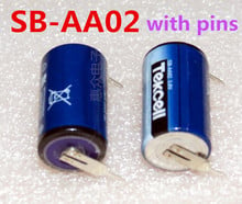 10pcs New Original New SB-AA02 3.6V 1/2AA LS14250 ER14250 PLC Lithium Battery backup Batteries with pins Free Shipping 2024 - buy cheap
