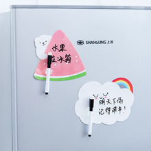 Cute Fridge Message Board with pen Sticker reusable Refrigerator Remind Memo Pad for adult kids Drawing Message recording board 2024 - buy cheap