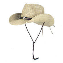 Verano al aire libre de los hombres de las mujeres sombreros de vaquero hecho a mano Sombrero de paja transpirable playa Jazz gorra para el sol Sombrero Hombre, Sombrero de sol de playa 2024 - compra barato