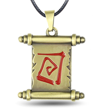 MS JEWELS Game Dota 2 Magic Scroll Bronze Charm Pendant Necklace Cosplay Jewelry Gift Accessories 2024 - buy cheap