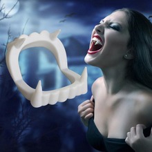 Хэллоуин одеваются пластиковые светящиеся протезы Зубы вампира Косплей ужас зубы зомби хитрые игрушки взрослые и дети могут взять 2024 - купить недорого