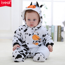 IYEAL Newborn Baby Girl Boy Winter Clothes Baby Rompers Cotton Overalls For Kids Roupa Bebes Cow Baby Costume Clothing 2024 - buy cheap