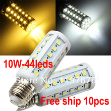 2016 NEW High Brightness LED lamps E27 E14 B22 5050 44LEDs Corn LED Bulbs 110V-240V 10W 5050 SMD Lamp Spotlight 10PCS/LOT 2024 - buy cheap