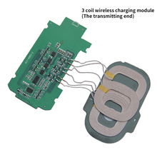 Módulo de carregador sem fio de 3 bobinas, transmissor pcba placa de circuito modificado faça você mesmo, solução de chip de teste importado 2024 - compre barato