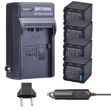 Batmax 4pcs VW-VBN260 VBN260 Battery+Car Charger for Panasonic HC-X800 HC-X810 HC-X900 HC-X910 HC-X920 HC-X920M HDC-HS900 2024 - buy cheap