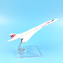 Air British Concorde aircraft model 16CM 1:400 diecast plane model airplane Metal alloy model aeroplane toys for children 2024 - buy cheap