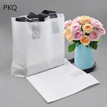 50pcs Big Plastic Bags With Handles For Shops Clothes Package Bag large Supermarket Gift Bag small Jewelry Party Supplies pouch 2024 - buy cheap