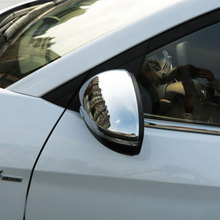 Cubiertas de coche espejo retrovisor cubierta cromada ABS espejo retrovisor pegatina de protección para Hyundai Tucson 2015 2016 2017 Accesorios 2024 - compra barato