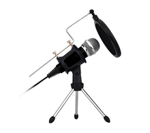 Professional 3.5mm Condenser Microphone Recording with Filter & Tripod Stand for Smartphone Computer Skype YouTube Games Karaoke 2024 - buy cheap