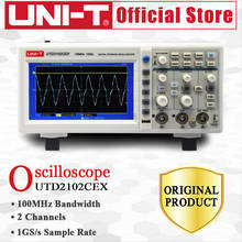 UNI-T UTD2102CEX Digital Oscilloscope 100MHz 2 Channels 1Gs/s USB OTG Interface 32 Waveform Auto Measurement 7 Inches Display 2024 - buy cheap
