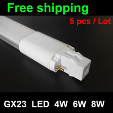 Gx23 LED PL Lamp SMD 85-265V 4W 6W 8W 35 28 18 pcs SMD 2835 tube lamp GX23 LED lamp PL warm white/white/cold white 2024 - buy cheap