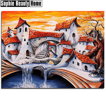 5D Diy Diamond Painting Scenery House In Book Cross Stitch Pattern Full Diamond Embroidery Diamond Mosaic Needlework Decor187084 2024 - buy cheap