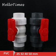 1pc 20mm 25mm 32mm 40mm 50mm PVC Ball Valve Union Valve PVC Water Pipe Connector Plumbing Hose Fittings Slip Shut Valve 2024 - buy cheap