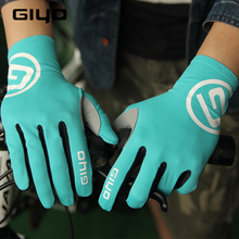 GIYO-guantes de ciclismo para hombre y mujer, manoplas largas de dedo completo con Gel para pantalla táctil, para ciclismo de montaña o carretera 2024 - compra barato