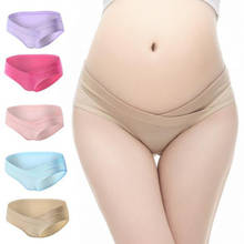 2Pcs/Lot Maternity Cotton Low Waist Panties Pregnant Solid Lingerie Pregnancy Briefs Underwear Clothes Plus 2024 - buy cheap