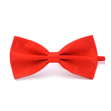 Мужской галстук-бабочка, классический однотонный галстук-бабочка для свадебной вечеринки, красный, черный, белый, зеленый, 16 цветов 2024 - купить недорого