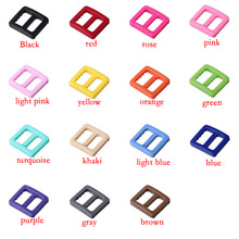 100pcs/Pack 3/8" Plastic Mix Colors Slider Tri-Glide Adjust Tri ring Buckles Backpack Straps Webbing 10mm  #A038 2024 - купить недорого