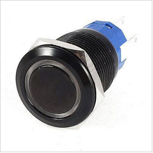 19mm Black Aluminum Reset Ring Illuminated Anti Vandal Push Button Switch 5 Pin 3V 6V 12V 24V 110V 230V 2024 - buy cheap