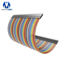 5 x 40PCS 10CM 2.54MM Row Male to Male Dupont Cable Breadboard Jumper Wire For arduino 2024 - buy cheap