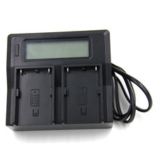 LCD Dual Channel Battery Charger for Sony F970 F960 F770 F750 F570 F550 F530D 2024 - buy cheap