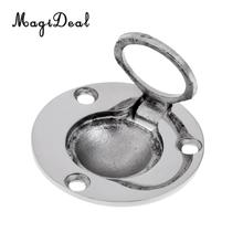 Boat Marine Stainless Steel Round Flush Mount Lift Lifting Ring Deck Hatch Pull Handle 49mm for Kayak Fishing Boat Accessory 2024 - buy cheap