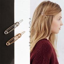 Headbands For Women Simple Hair Jewelry Exquisite Playful Metal Pin Shape Hair Pins Hair Accessories Hairpin Tiara Side Clip 2024 - buy cheap