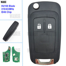 WALKLEE Remote Key suit for Chevrolet Malibu Cruze Aveo Spark Sail 315MHz or 433MHz with ID46 Integrated Chip 2024 - buy cheap