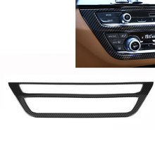 For BMW 5 Series G30 2017-2018 Carbon Fiber Style Car Center Air Condition Frame Cover Trim Car Styling Accessories 2024 - buy cheap