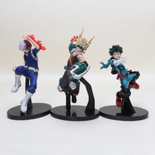 Аниме My Hero academic Фигурки игрушки Midoriya Izuku Bakugou Katsuki Todoroki Shoto ПВХ фигурка Коллекционная модель игрушки подарок 2024 - купить недорого