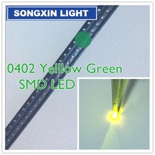 1000pcs SMD 0402 LED Chip Yellow Green Surface Mount SMT Beads (1005) Light Emitting Diode LED Lamp 2024 - buy cheap