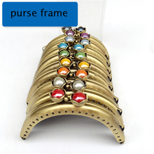 8.5cm smooth surfame bronze purse frame women DIY coin bag making metal clasp candy kiss buckle 10pcs/lot wholesale 2024 - buy cheap