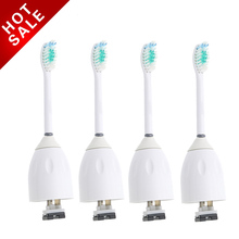 Escova de dentes elétrica para substituição, 4 peças, hx7001 visual hx7022, para philips sonicare e-series, e-series, higiene oral, presente total 2024 - compre barato
