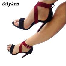 Eilyken 2020 New Sexy Women Sandals Pumps Open Toe Buckle Strap Sandals Women Stiletto Party Wedding Shoes size 35-40 2024 - buy cheap