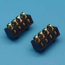 20 pçs/lote 4pin conector da bateria do telefone móvel suporte da bateria 4p-2.54ph-5.5h com coluna 2024 - compre barato