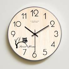 Wall clock Saat Reloj Clock Relogio de parede wall clocks Duvar saati Horloge mural living room bedroom creative mute watch 2024 - buy cheap